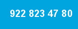 922 823 47 80 922 823 47 80